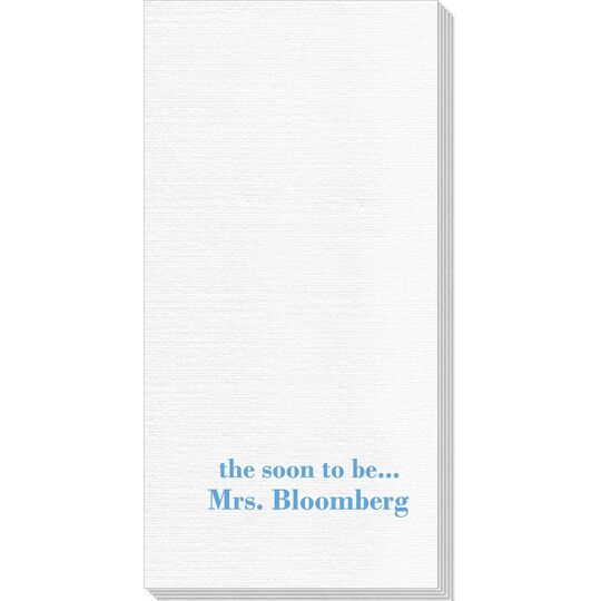 Soon to be Mrs Deville Guest Towels